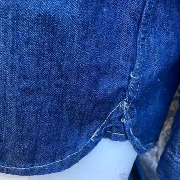 Levi's Barstow Triple Stitch High Quality Pearl Snap Western Shirt Men's Medium - Picture 7 of 16